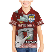 Mate Ma'a Tonga Family Matching Mermaid Dress and Hawaiian Shirt Haʻamonga ʻa Maui and White Dove - Tongan Kupesi Ngatu