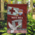 Mate Ma'a Tonga Garden Flag Haʻamonga ʻa Maui and White Dove - Tongan Kupesi Ngatu