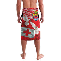 Mate Ma'a Tonga Lavalava Douple White Dove and Kupesi Ngatu Art Tattoo