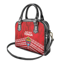 Mate Ma'a Tonga Shoulder Handbag Double White Dove and Kupesi Ngatu Art Tattoo LT03 - Polynesian Pride