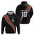 Custom New Zealand Rugby Hoodie Maori and Silver Fern Half Style