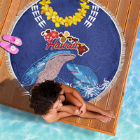 Hawaiian Sea Animals Beach Blanket Whales Shark and Turtle Guardians with Tribal Pattern LT03 - Polynesian Pride