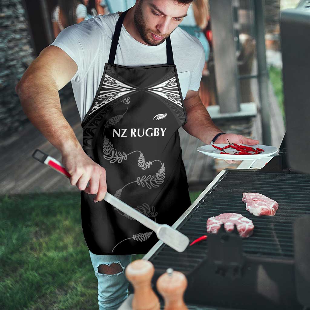 New Zealand Rugby Apron Aotearoa Armour Blacks Silver Ferns - Polynesian Pride