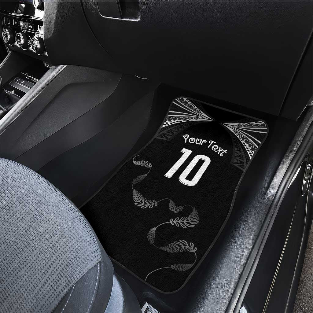 New Zealand Rugby Car Mats Aotearoa Armour Blacks Silver Ferns LT03 - Polynesian Pride
