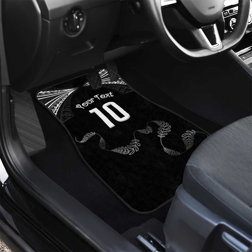 New Zealand Rugby Car Mats Aotearoa Armour Blacks Silver Ferns LT03 - Polynesian Pride