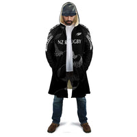 New Zealand Rugby Custom Cloak Aotearoa Armour Blacks Silver Ferns - Polynesian Pride