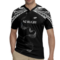 New Zealand Rugby Custom Rugby Jersey Aotearoa Armour Blacks Silver Ferns - Polynesian Pride