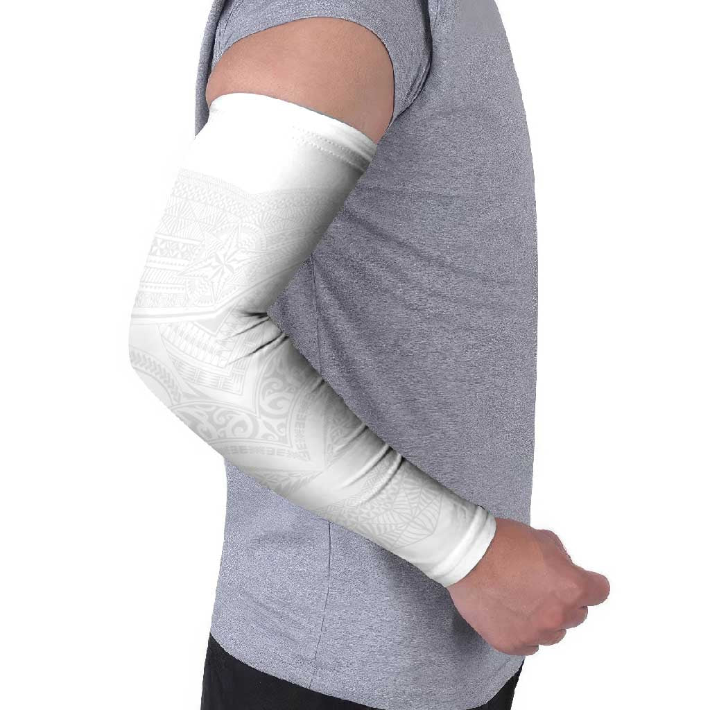 Tonga White Sunday Arm Sleeves Tongan Tribal Heritage Tattoos - Polynesian Pride