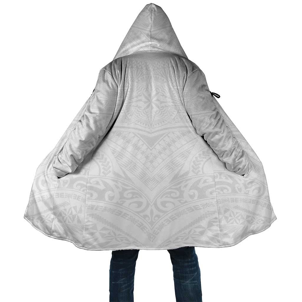 Tonga White Sunday Cloak Tongan Tribal Heritage Tattoos - Polynesian Pride