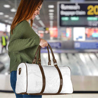 Tonga White Sunday Travel Bag Tongan Tribal Heritage Tattoos - Polynesian Pride
