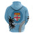 Personalised Fiji Hoodie Tapa Pattern Fijian Coat of Arms and Palm Tree LT03 - Polynesian Pride