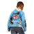 Personalised Fiji Kid Hoodie Tapa Pattern Fijian Coat of Arms and Palm Tree LT03 - Polynesian Pride