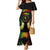 Personalised Chuuk Independence Day Mermaid Dress Polynesian Tattoo and Plumeria Reggae Color