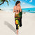 Personalised New Caledonia Independence Day Sarong Polynesian Tattoo and Plumeria Reggae Color