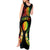 Personalised New Caledonia Independence Day Tank Maxi Dress Polynesian Tattoo and Plumeria Reggae Color