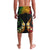 Personalised Tuvalu Independence Day Lavalava Polynesian Tattoo and Plumeria Reggae Color