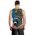 Fiji and Australia Kangaroos Men Tank Top Indigenous Aboriginal and Fijian Masi Tribal Tattoo