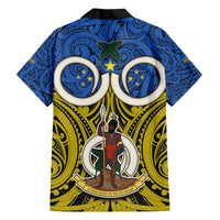 Vanuatu Tafea Province Family Matching Long Sleeve Bodycon Dress and Hawaiian Shirt Pig Tusk Mix Maori Pattern and Namele Leaf LT03 - Polynesian Pride