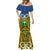 Personalised Vanuatu Tafea Province Mermaid Dress Pig Tusk Mix Maori Pattern and Namele Leaf LT03 - Polynesian Pride