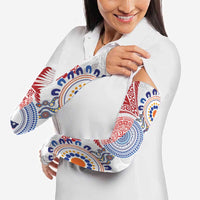 Tongan and Australian Culture Together Arm Sleeves Ngatu Art Tribal Aboriginal Tattoo Pattern LT03 - Polynesian Pride