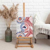 Tongan and Australian Culture Together Canvas Wall Art Ngatu Art Tribal Aboriginal Tattoo Pattern LT03 - Polynesian Pride