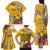 Niue Waitangi Family Matching Tank Maxi Dress and Hawaiian Shirt Tropical Flower Tapa Pattern LT03 - Polynesian Pride