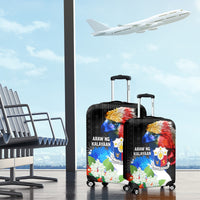 Philippines Independence Day Luggage Cover Philippines Eagle and Sampaguita Jasmine Yakan Tribal LT03 - Polynesian Pride