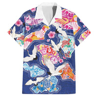 Hawaiian and Japanese Culture Together Family Matching Summer Maxi Dress and Hawaiian Shirt Hawaiian Archipelago Shape Sea Animals