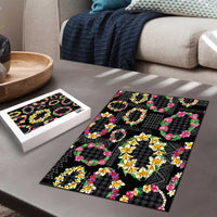 Hawaiian Kakau Tattoo Leis and Palaka Pattern Puzzle Traditional Aloha Tribal Black Color LT03 - Polynesian Pride