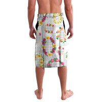 Hawaiian Kakau Tattoo Leis and Palaka Pattern Lavalava Traditional Aloha Tribal White Color LT03 - Polynesian Pride