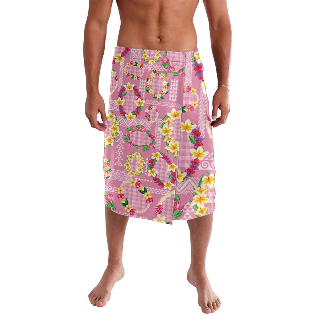 Hawaiian Leis Lavalava Kakau Tattoos and Palaka Pastel Pink Color