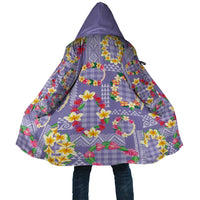 Hawaiian Leis Cloak Kakau Tattoos and Palaka Pastel Purple Color LT03 Unisex Purple - Polynesian Pride