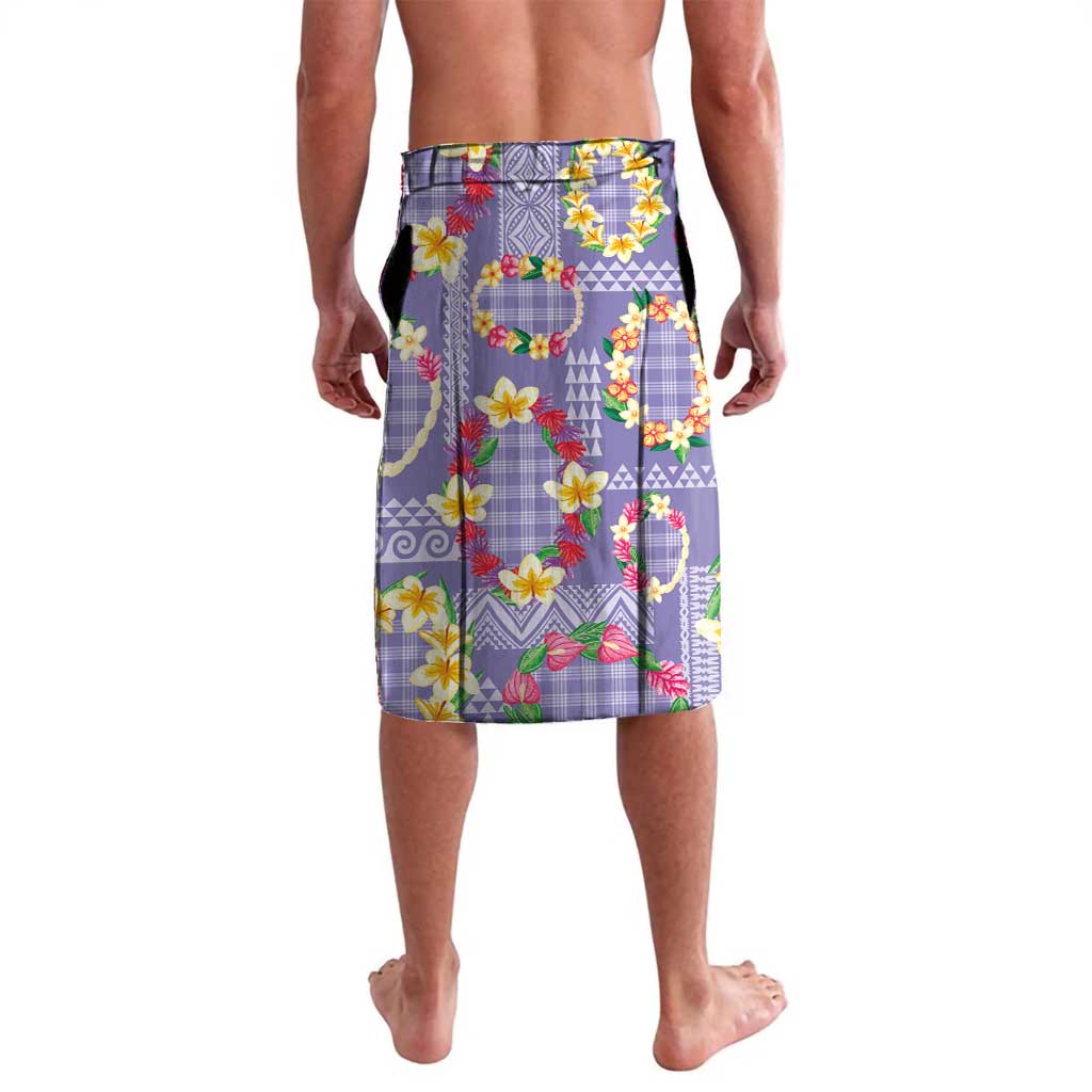 Hawaiian Leis Lavalava Kakau Tattoos and Palaka Pastel Purple Color LT03 - Polynesian Pride