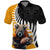 New Zealand and Australia Rugby Polo Shirt Koala and Maori Warrior Together