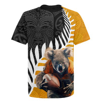 New Zealand and Australia Rugby Rugby Jersey Koala and Maori Warrior Together