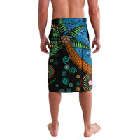 Fiji and Australia Lavalava Palm Tree and Abogirinal Emu