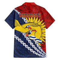 Kiribati Independence Day Family Matching Tank Maxi Dress and Hawaiian Shirt Polynesian and Melanesian Art Tattoo LT03 - Polynesian Pride