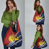 Kiribati Independence Day Grocery Bag Polynesian and Melanesian Art Tattoo LT03 - Polynesian Pride
