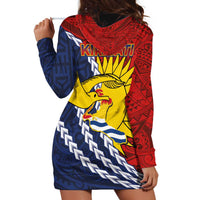 Kiribati Independence Day Hoodie Dress Polynesian and Melanesian Art Tattoo LT03 - Polynesian Pride
