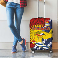 Kiribati Independence Day Luggage Cover Polynesian and Melanesian Art Tattoo