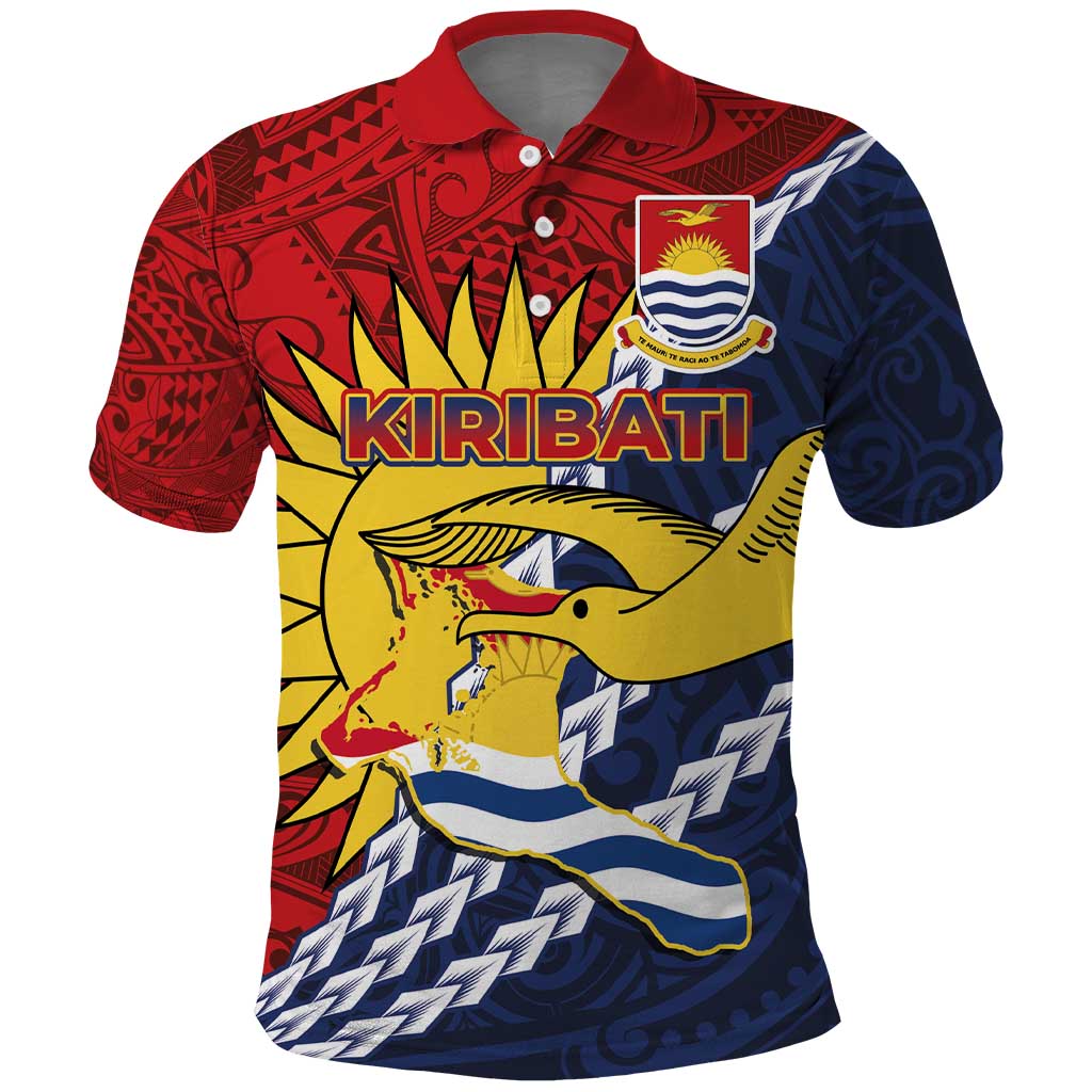 Kiribati Independence Day Polo Shirt Polynesian and Melanesian Art Tattoo