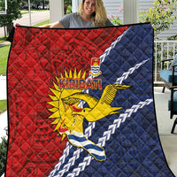 Kiribati Independence Day Quilt Polynesian and Melanesian Art Tattoo LT03 Red - Polynesian Pride