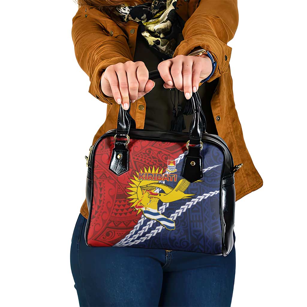 Kiribati Independence Day Shoulder Handbag Polynesian and Melanesian Art Tattoo LT03 One Size Red - Polynesian Pride