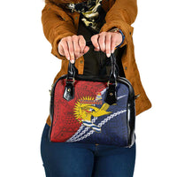 Kiribati Independence Day Shoulder Handbag Polynesian and Melanesian Art Tattoo LT03 One Size Red - Polynesian Pride