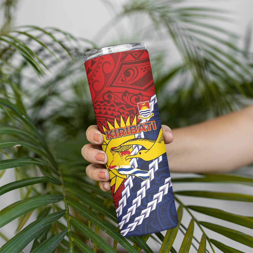 Kiribati Independence Day Skinny Tumbler Polynesian and Melanesian Art Tattoo LT03 - Polynesian Pride