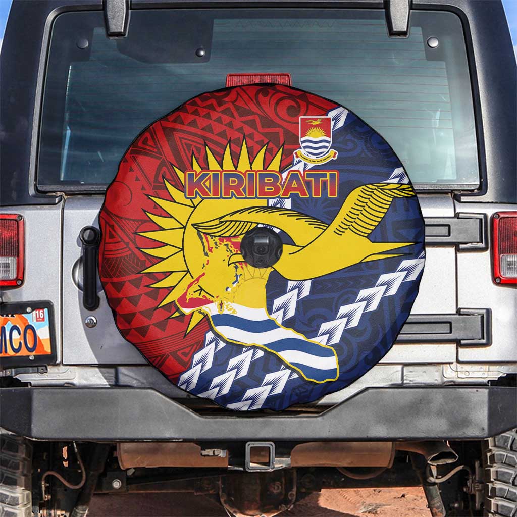 Kiribati Independence Day Spare Tire Cover Polynesian and Melanesian Art Tattoo