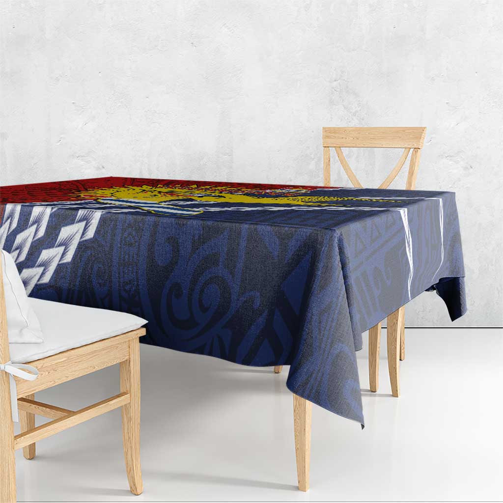 Kiribati Independence Day Tablecloth Polynesian and Melanesian Art Tattoo