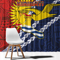 Kiribati Independence Day Window Curtain Polynesian and Melanesian Art Tattoo LT03 - Polynesian Pride