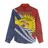 Kiribati Independence Day Women Casual Shirt Polynesian and Melanesian Art Tattoo