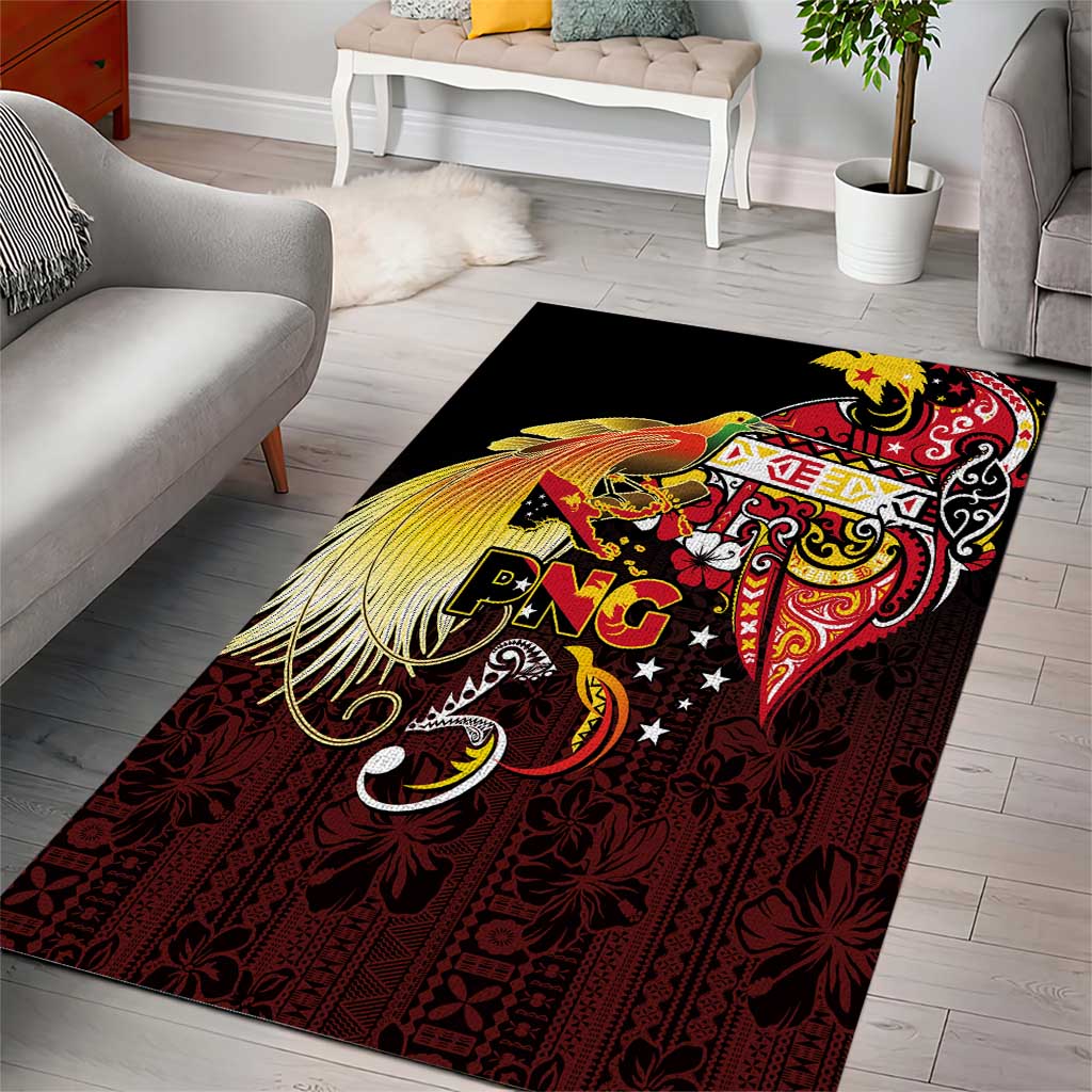 Papua New Guinea 2025 Area Rug 50th Independence Day Anniversary LT03 - Polynesian Pride